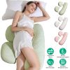 Pregnancy Pillows Adjustable Support Maternity Pillow Soft Side Sleeper Pregnancy Pillows Wedge Pillow with Detachable Pillow Cover
