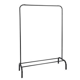 33lbs Loading Garment Racks Freestanding Clothing Racks Clothes Rack Stands Organizer with Bottom Shelf for Dormitory Home (Option: GarmentRackBlack)