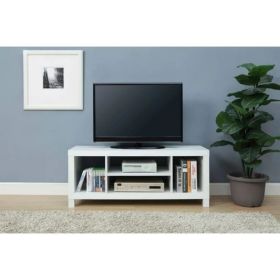47" TV Stand for TVs up to 42" Espresso; Antique Oak; Black Oak; White (Color: White)