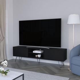 Selby TV Rack, Hairpin Leg Design with Spacious Storage (Color: as Pic)