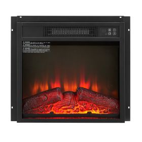 Electric Fireplace Insert 18" 1400W 120V (Color: as Pic)