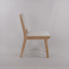 Hengming PU dining chair, no armrest with wooden legs, suitable for kitchen, dining room, living room, bedroom and other occasions,set of 2