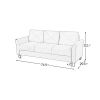 JIUMI Fashion Living Room Two Piece Sofa Set, Living Room Three seater+Two seater