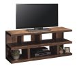 Bridgevine Home Sausalito 64 inch TV Stand Console for TVs up to 70 inches, No Assembly Required, Whiskey Finish