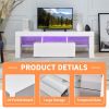 TV stand with Storage 43 inch LED Modern TV Media Console Entertainment Center with Drawer TV cabinet for Living Room Bedroom