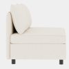 Modular Sectional Sofa, Convertible Sofa Seat With Storage, Sleeper Sectional Sofa Set, Fabric Flexible Modular Combinations for Living Room