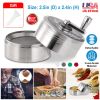 Herb Spice Tobacco Grinder 2.5-inch 4-Piece Zinc Alloy Hand Crank Crusher Kitchen Mill with Pollen Scraper